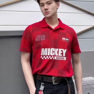 Áo Polo Nam Disney Mickey Grid Form Regular