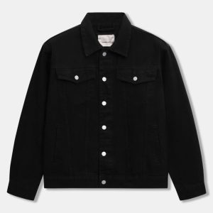 Áo Khoác Jeans Nam Trucker Steel Mark Form Regular