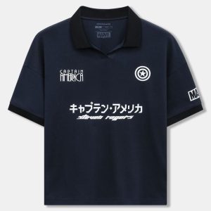 Áo Polo Nam Marvel Super Soldier Form Boxy