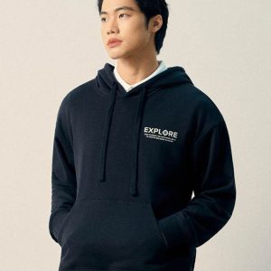 Áo Hoodie Nam Nỉ Explore Form Loose